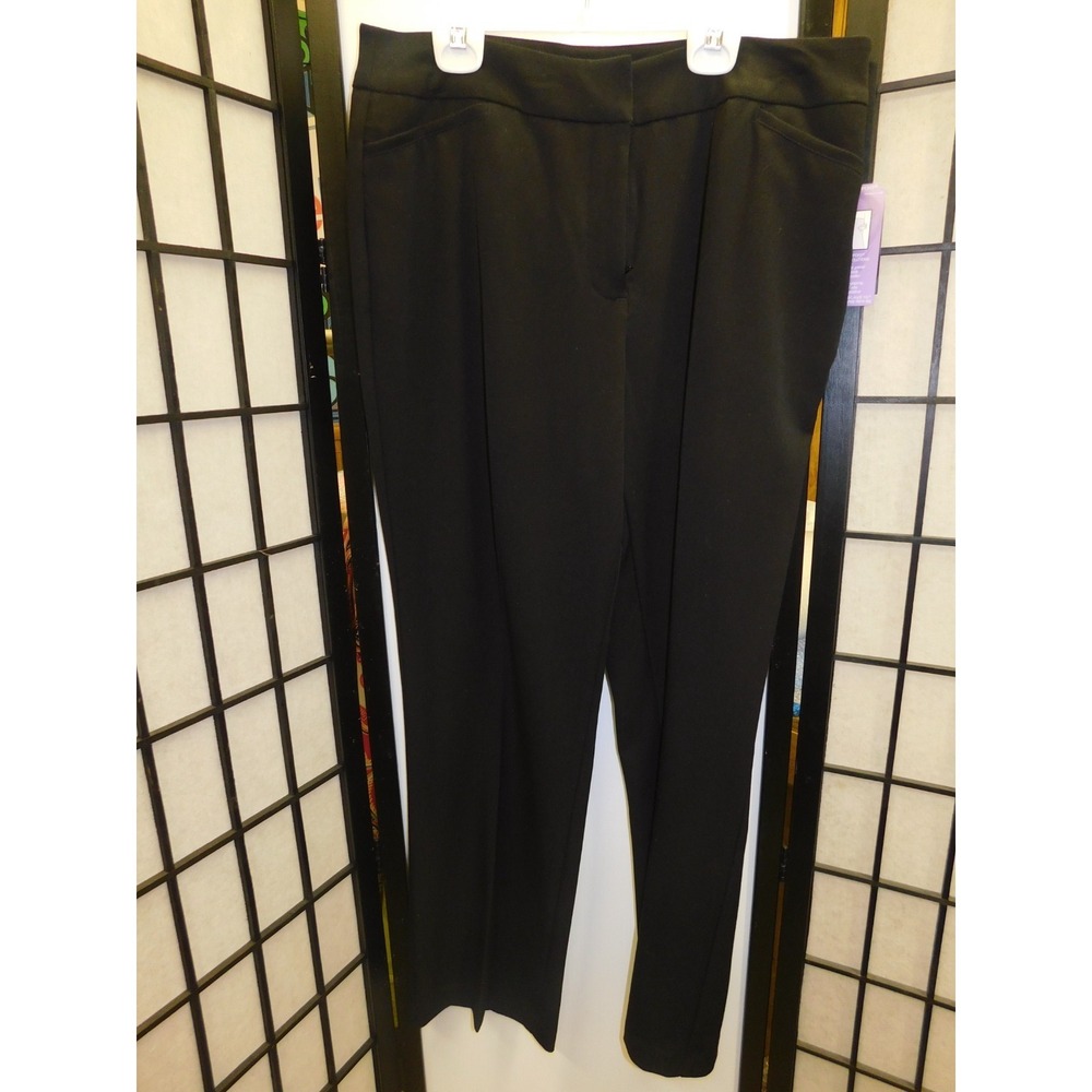Investments Petites Black Dress Pants 12P